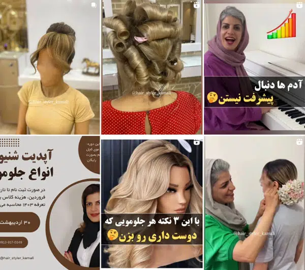 دوره آموزش شینیون مو اصفهان