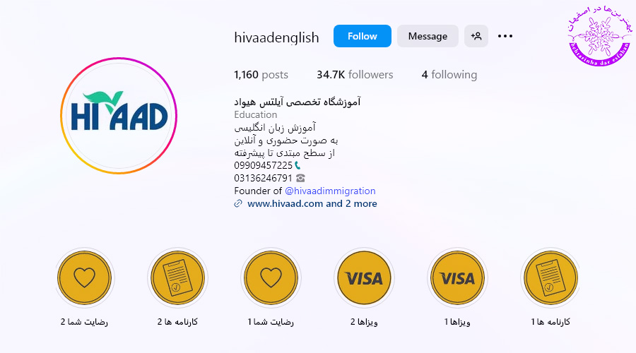 آموزشگاه آیلتس هیواد اصفهان