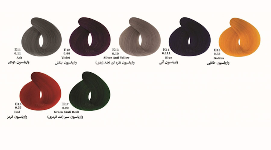 آموزش رنگساژ مو با واریاسیون