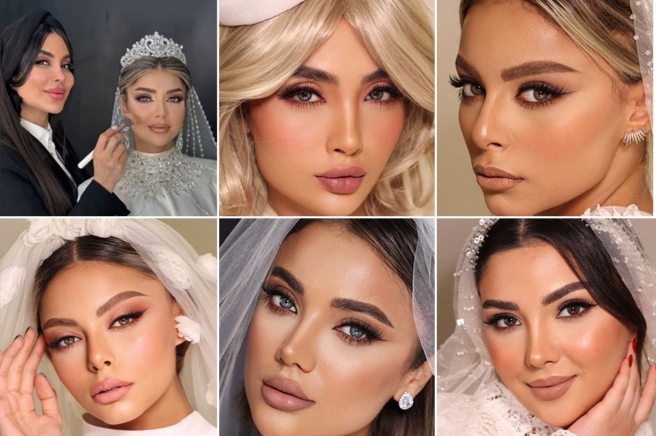 نمونه کارهای میکاپ و شینیون سارا صدر